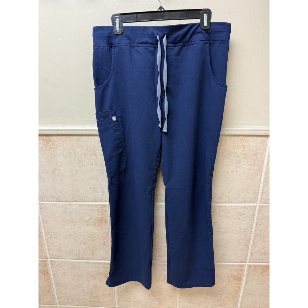 FIGS Kade Cargo Scrub Pants.Casma 3 Pocket Top Technical Collection.Navy.Sz M - Picture 4 of 12